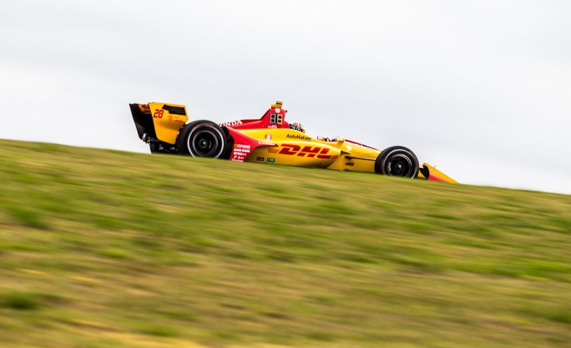 Illustration for article titled Here's All the Action From IndyCar Practice At COTA